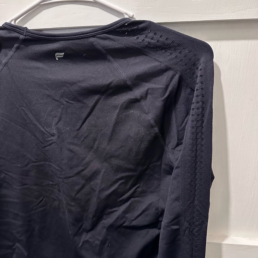 Fabletics black Long Sleeve breathable long sleeve shirt
